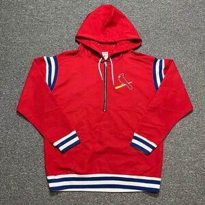 Victoria Secret PINK St Louis Cardinals Half Zip Windbreaker Red Size S